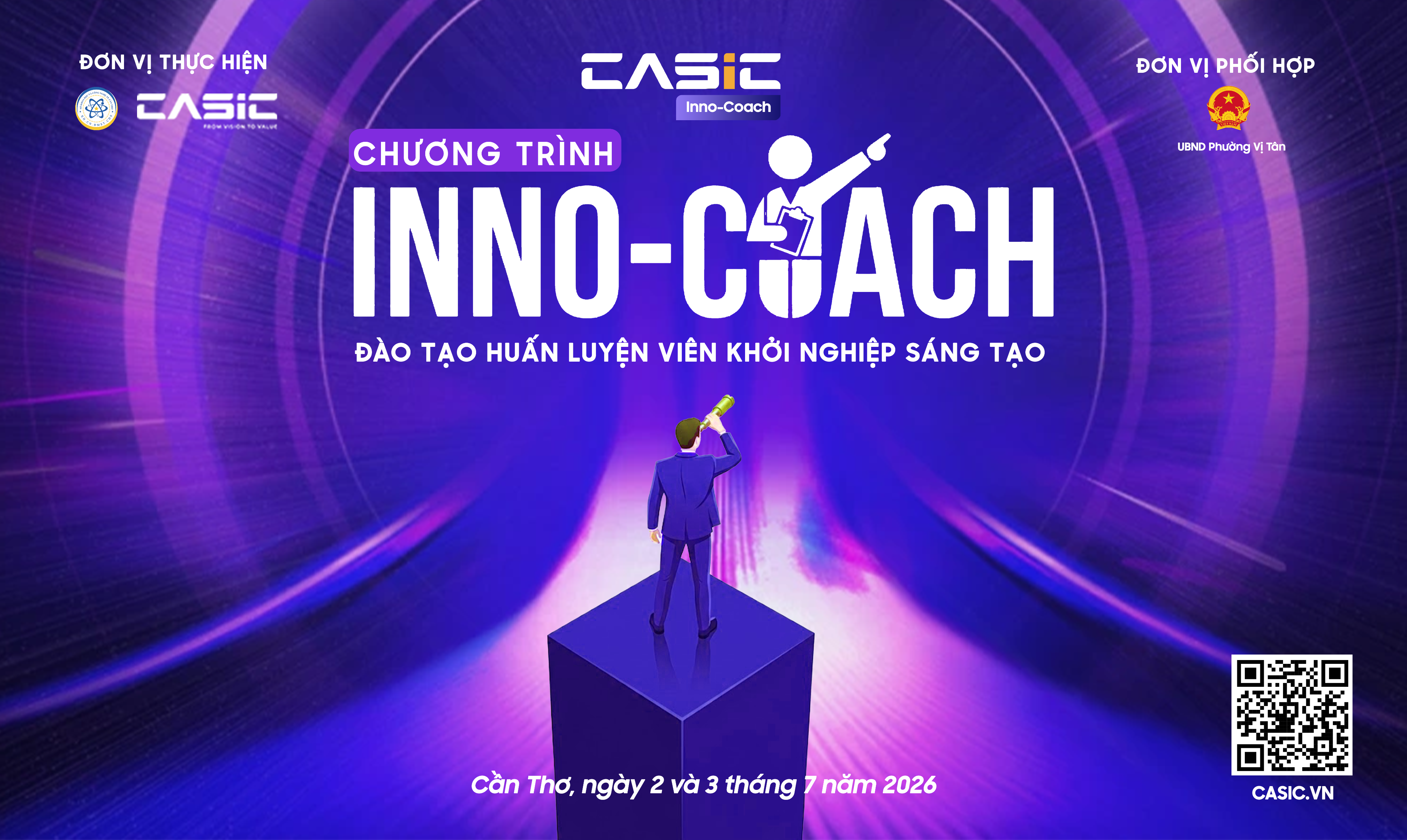 Đào tạo Huấn luyện viên khởi nghiệp sáng tạo 2026 - Inno-Coach